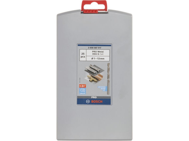 25-delni set svedrov HSS-G za kovino Bosch, 2608587017